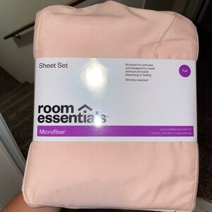 Room Essentials Blush Microfiber Sheet Set